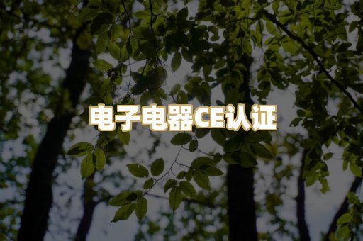 电子电器CE认证